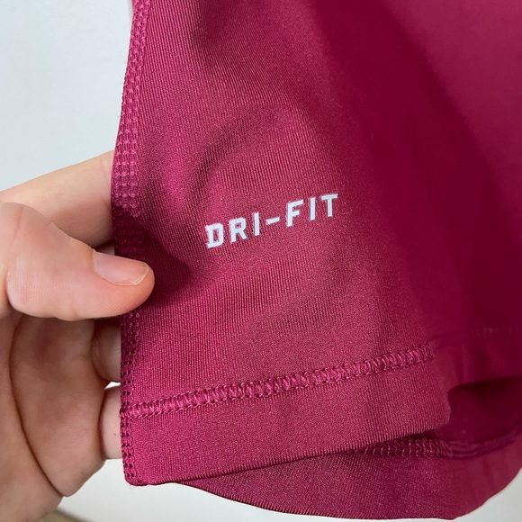 Nike Dri Fit Top Jacket Ladies XS 1/4 Zip Mock Neck Long Sleeve Thumb Holes - Picture 4 of 7